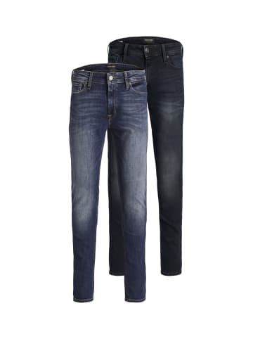 Jack & Jones Jack & Jones Jeans 2 Pack Jeanshose JJILIAM JJORIGINAL AGI Jeanstrouser in blau