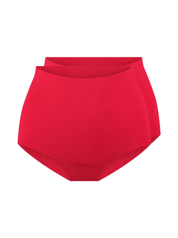 Linga Dore 2er-Pack Taillenslips DAILY in Rot