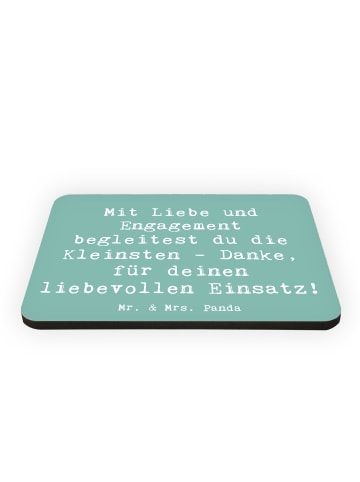Mr. & Mrs. Panda magnet Spruch Liebevolle Erzieher mit Spruch in Meeresbrise