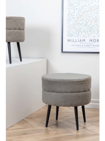 ebuy24 Pouf Pot 4 Grau 40 x 40 cm