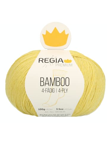 Regia Handstrickgarne Premium Bamboo, 100g in Yellowgreen
