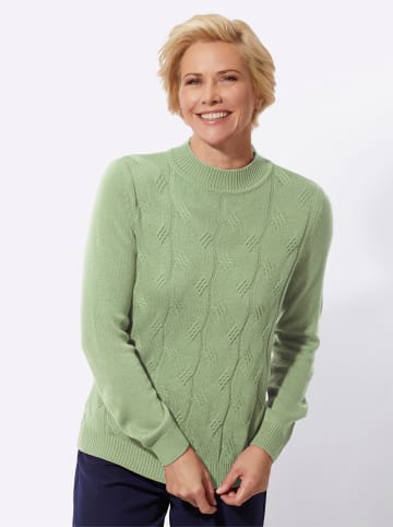 WITT WEIDEN Stehkragenpullover in eucalyptus