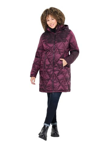 Ulla Popken Funktionsjacke in karminrot