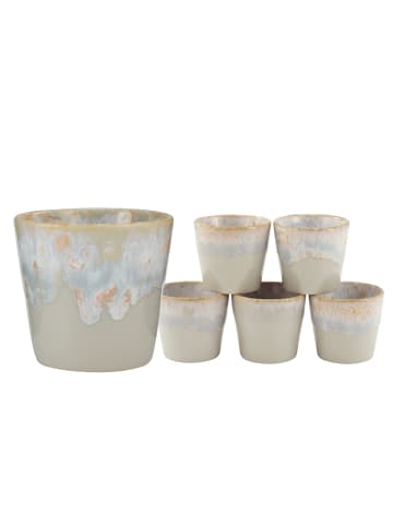 CreaTable Lungo Grespresso Set, 210 ml in Grau in Grau