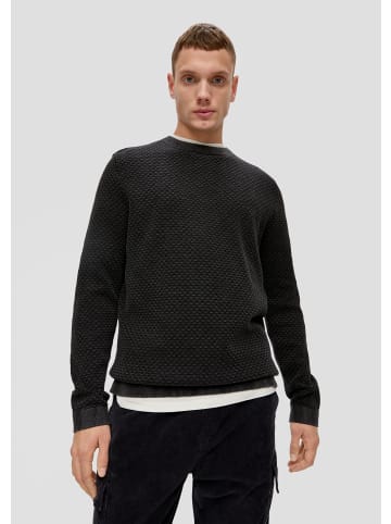 QS Strickpullover in 9999_schwarz