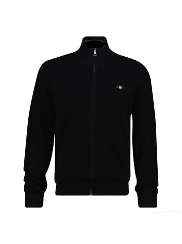 Gant Strickjacke 1er Pack in Schwarz