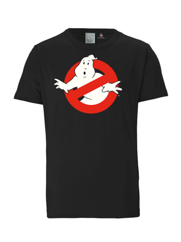 Logoshirt T-Shirt Ghostbusters No Ghost in schwarz