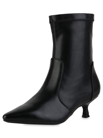 VAN HILL Klassische Stiefeletten Laura in Schwarz