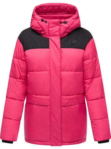 ragwear Steppjacke Wikesh in Fuchsia