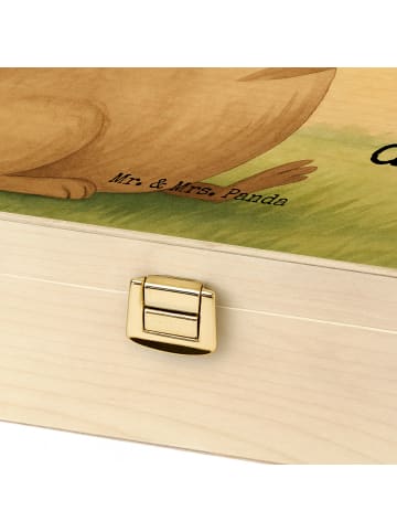 Mr. & Mrs. Panda Teedose Hund Liebe Design mit Spruch in Weiß