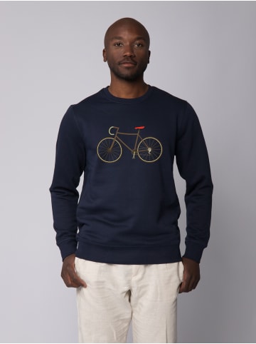 wat? Apparel Sweatshirt Fahrrad in Dunkelblau