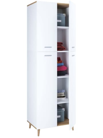 ebuy24 Kleiderschrank Landos 1 Weiß 60 x 39 cm