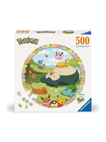 Ravensburger Puzzle 500 Teile Erwachsenenpuzzle 500 Teile - Blumige Pokémon Ab 12 Jahre in bunt