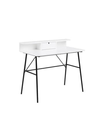 ebuy24 Schreibtisch Pasa Weiß 100 x 55 cm