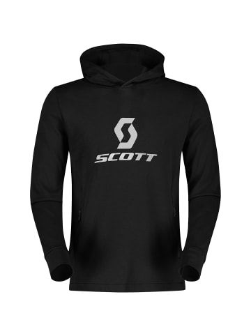 SCOTT M DEFINEDMID PULLOVER HOODY in Schwarz