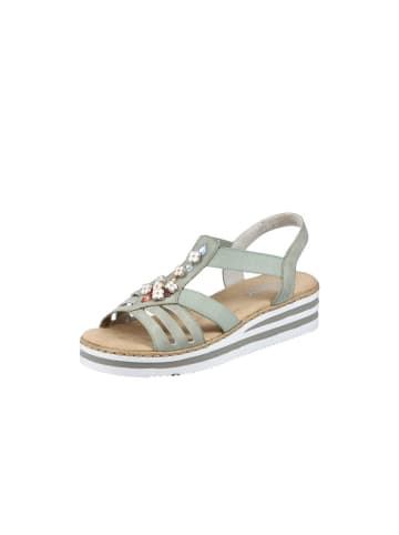 rieker Keilsandalen für Damen in grün in grün
