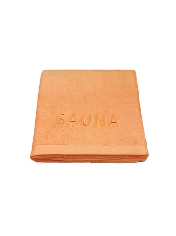 Grace Grand Spa Sauna Liegetuch in Orange