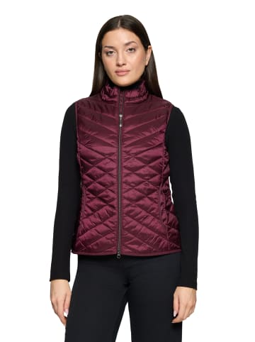 Betty Barclay Steppweste mit Reißverschluss in Dark Aubergine
