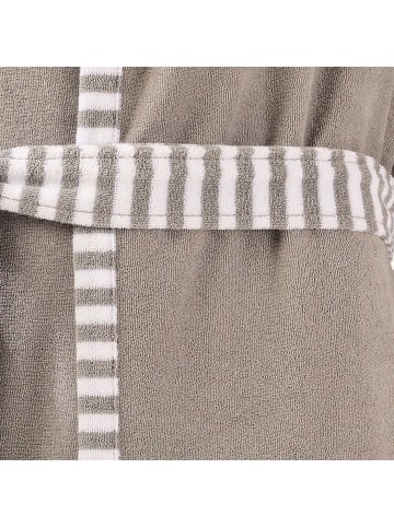 REDBEST Leichtfrottier Bademantel Tracy in hellgrau