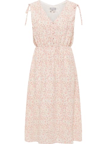 Usha Damen Kleid in Rosa Mehrfarbig