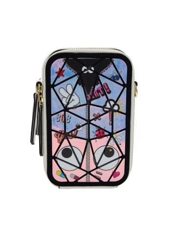 myMo Women Messenger Bag in White Multicolor