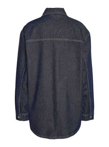 Noisy may Shacket in Dark Blue Denim