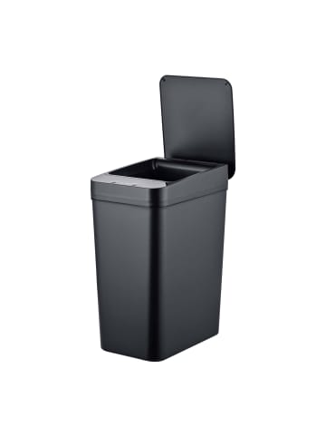 relaxdays Mülleimer mit Sensor in Schwarz - 9 Liter