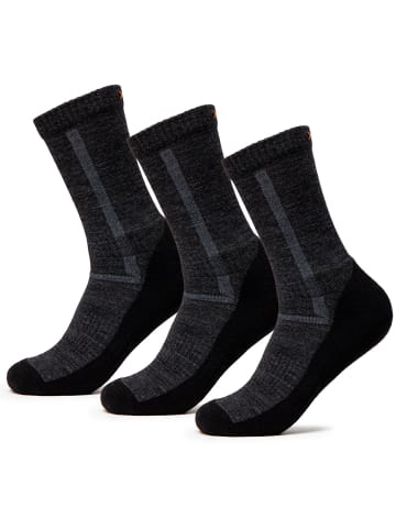 Occulto 3er Pack Wandersocken Reinhold in Anthrazit