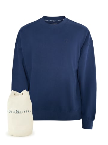 DreiMaster Vintage Sweatshirt + Shopping Bag - Set in Marine