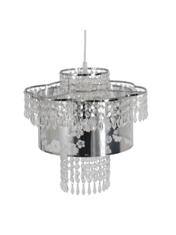 näve LED Pendelleuchte "FANCY" in chrome - (L)32 cm x (B)32 cm x (H)30.5 cm