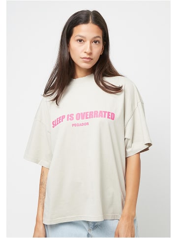 PEGADOR PEGADOR Tori Heavy Oversized Tee in beige