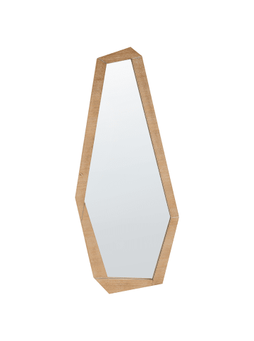 Beliani Wandspiegel CHANU in Braun - (W) 44 x (H) 104 x (L) 3 cm