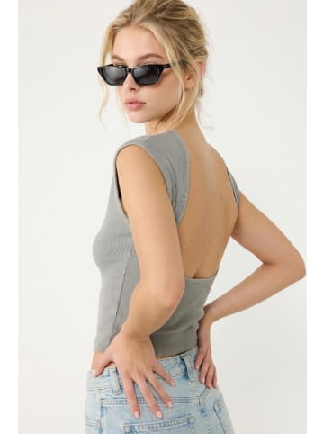 Alexa Dash Blouse in Anthrazit