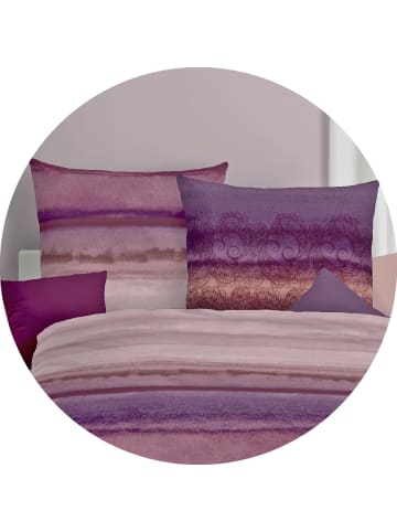 JACK 2 tlg. Feinbiber Bettwäsche 135x200cm Mara in Rosenholz