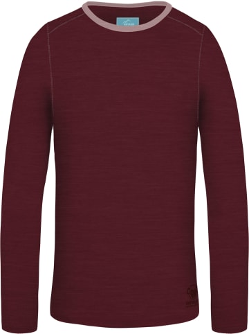 Normani Outdoor Sports Kinder Merino Langarm Bilingurr in Bordeaux