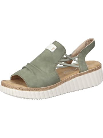 rieker Komfort-Sandalen in schilf/offwhite