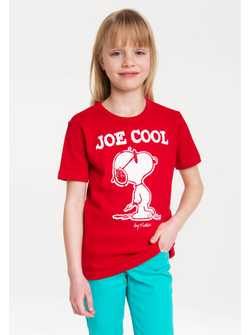 Logoshirt T-Shirt Snoopy - Peanuts - Joe Cool in rot