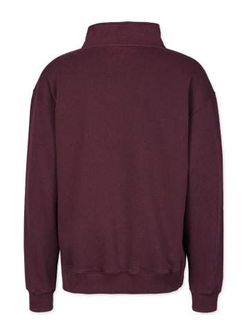 HONESTY RULES Sweatwear " Quarter Zip " in bordeaux