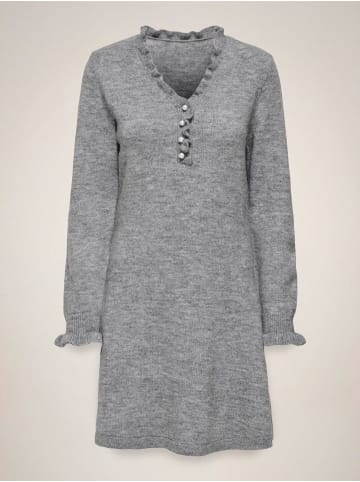 JDY Strickkleid in Light Grey Melange