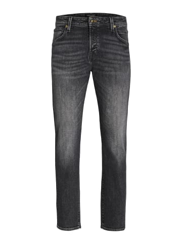 Jack & Jones Tapered Fit Jeans in Black Denim 1