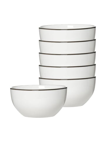 Ritzenhoff & Breker 6er Set Müslischalen Adela ø 14 cm in grau