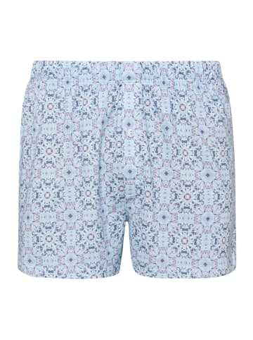 Hanro Boxer Fancy Jersey in blue tile print