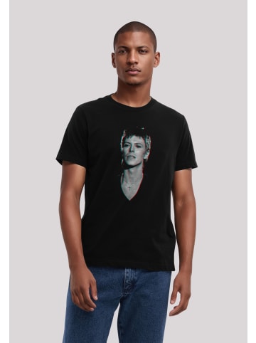 F4NT4STIC T-Shirt TV Times Pop Star David Bowie Portrait 1977 in schwarz