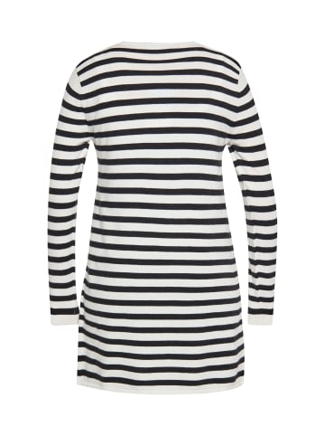 SANIKA Damen Cardigan in WEISS SCHWARZ