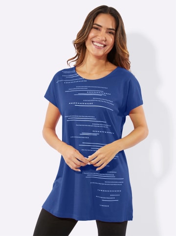 Sieh an! Longshirt in royalblau