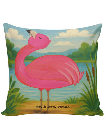 Mr. & Mrs. Panda kuschelkissen 40x40 Flamingo Stolz Design ohne ... in Weiß