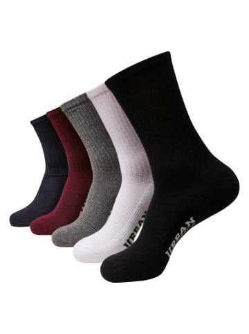 Urban Classics Socken in black/white/grey/burgundy/navy