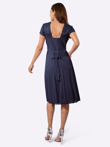 WITT WEIDEN Spitzen-Kleid in dunkelblau