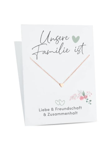 Himmelsflüsterer  Familien Halskette "Unsere Familie ist ... Liebe & Freundschaft ... " - Bronze