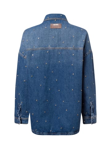 Mos Mosh Jeanshemd MMEmme in blue stone